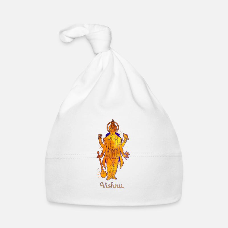 Hindu Gott - Vishnu Baby Bio-Mütze