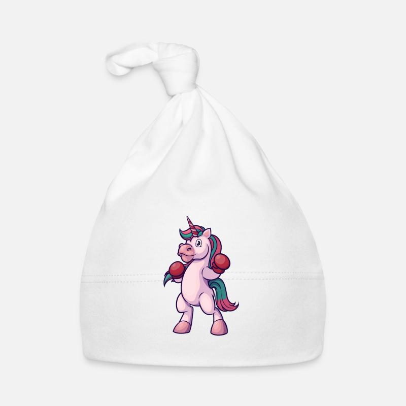 Cartoon Licorne Boxer Bonnet bio Bébé