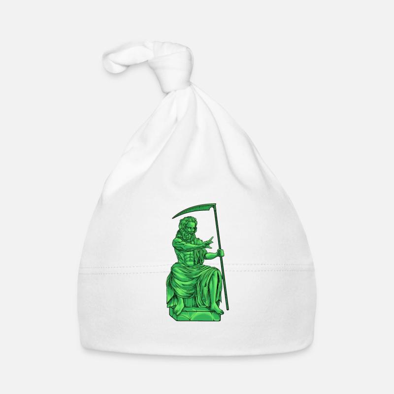 Dieu grec Kronos - Dieu romain Saturne Bonnet bio Bébé