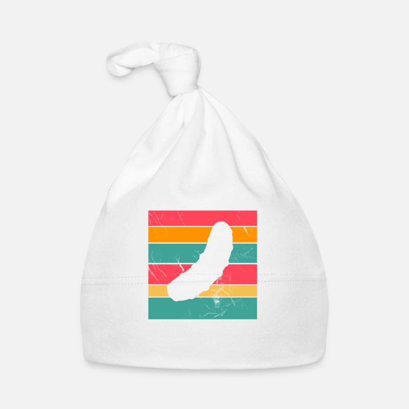 Concombre cornichon rétro cadeau Bonnet bio Bébé