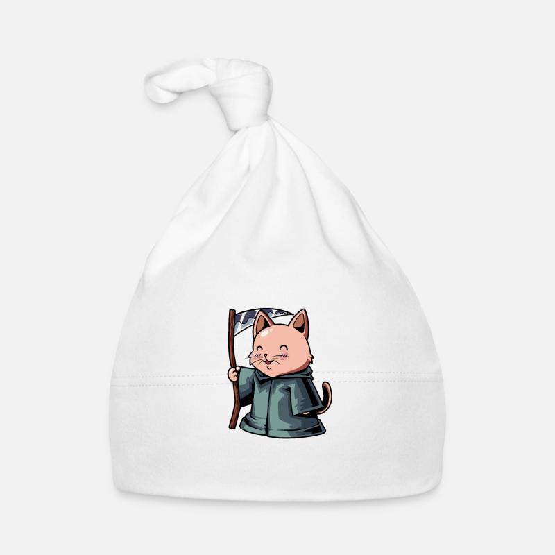 Mignon Chat Grim Reaper Bonnet bio Bébé