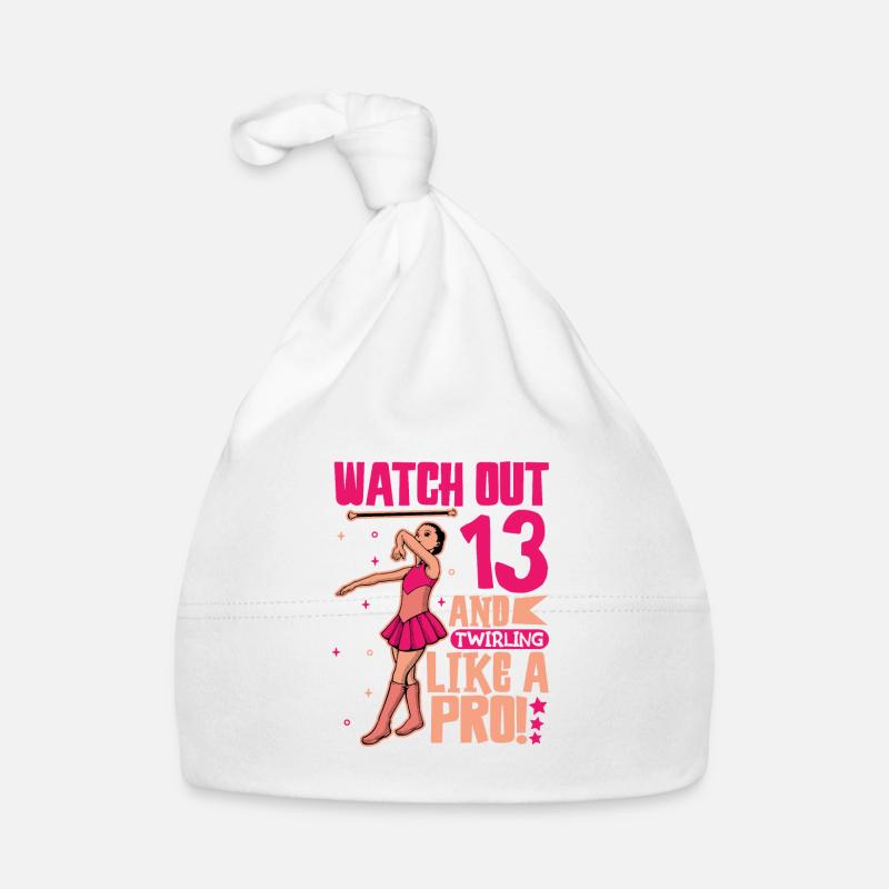 Ich bin 13 - Mädchen Twirling Baby Bio-Mütze