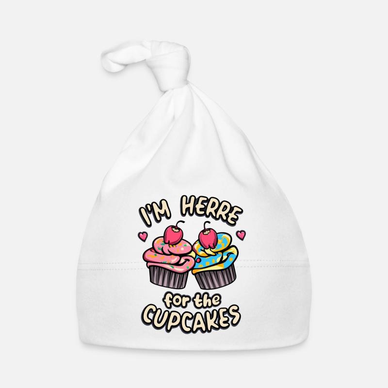 Je suis là pour les cupcakes Bonnet bio Bébé