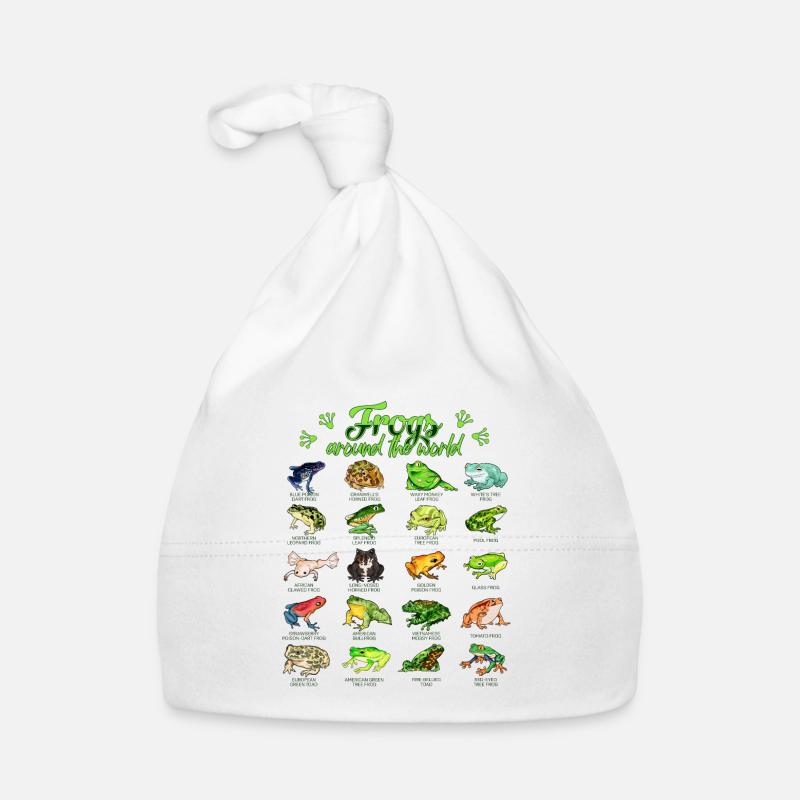 Frösche der Welt - Frosch Baby Bio-Mütze