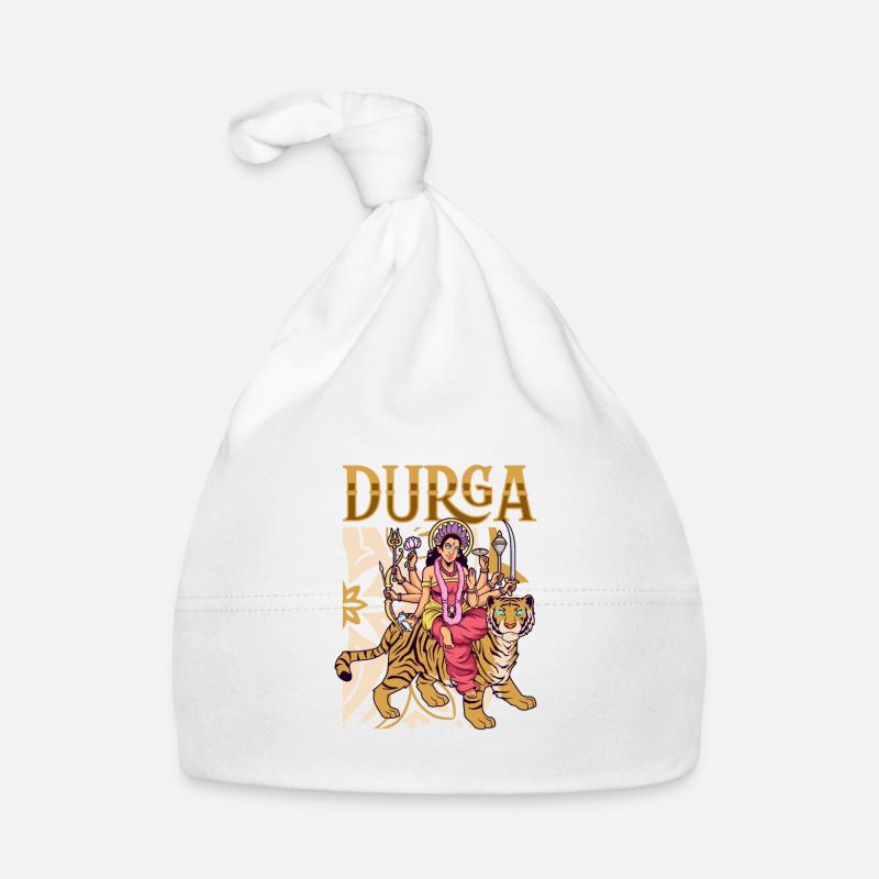 Hindu God - Durga Organic Baby Cap