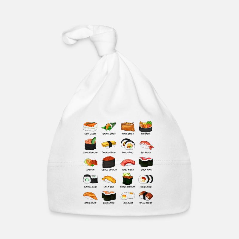Diverses préparations à sushi - Variétés de sushis Bonnet bio Bébé
