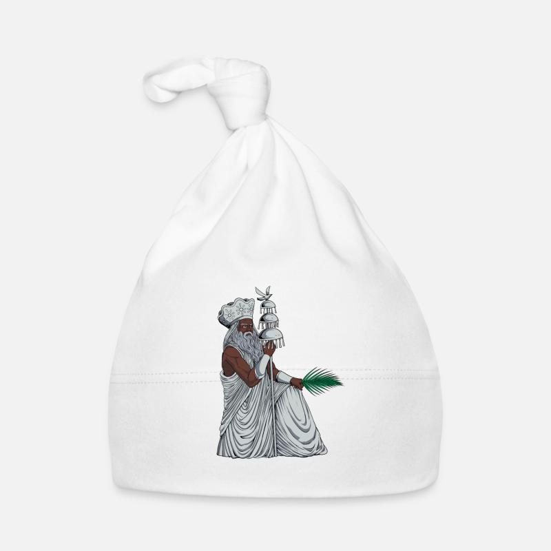 Gott der Yoruba Religion - Obatala Baby Bio-Mütze