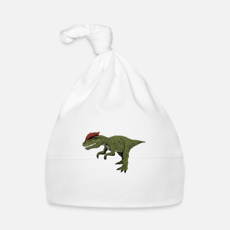 Zeichnung des Dilophosaurus Baby Bio-Mütze