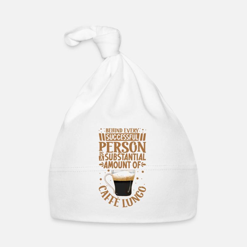 Erfolgreich nur mit Caffè Lungo Baby Bio-Mütze
