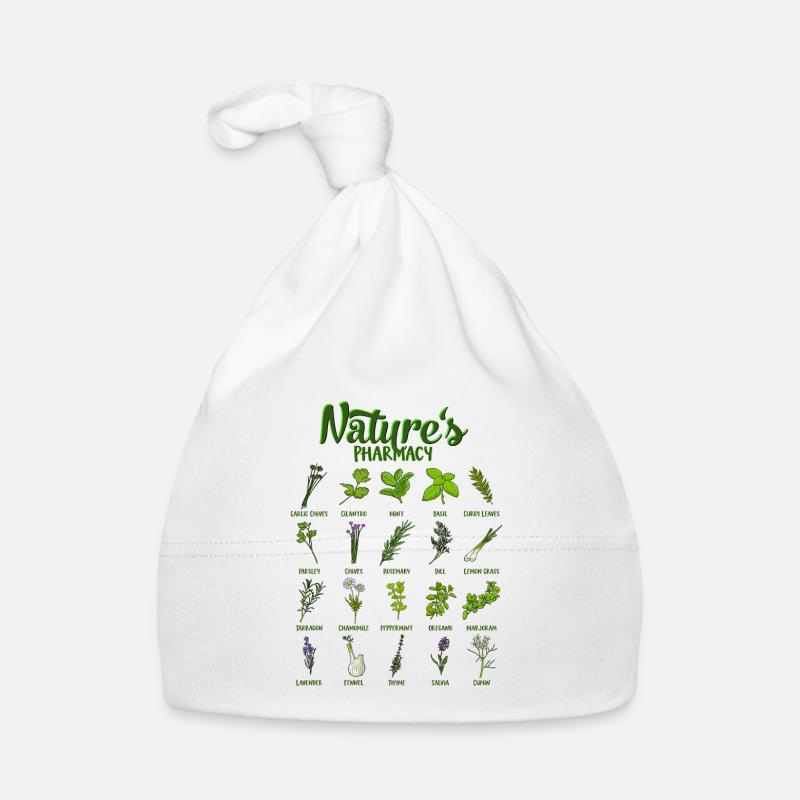 Healing powers of nature - medicinal plants Organic Baby Cap
