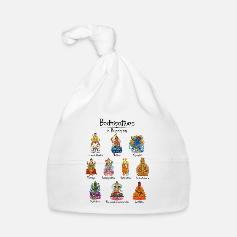 Buddhismus Götter - Bodhisattvas Baby Bio-Mütze