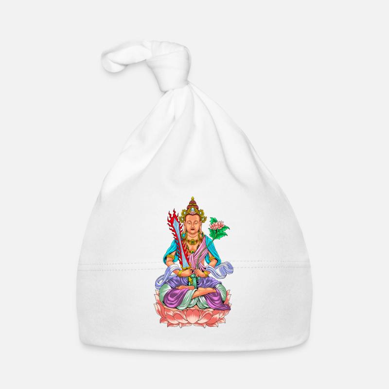 Buddhism God Bodhisattva Akasagarbha Organic Baby Cap