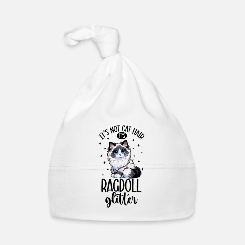 Katzen Glitzer - Ragdoll Baby Bio-Mütze