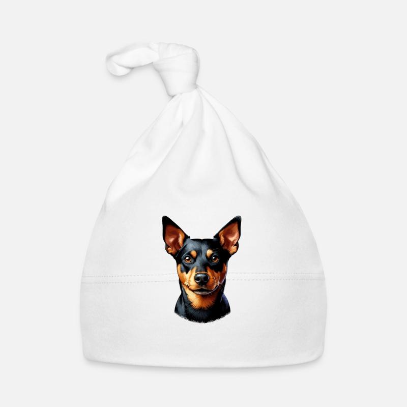 Dog Face - Lancashire Heeler Organic Baby Cap