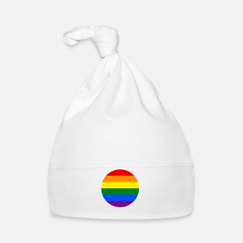 Drapeau arc-en-ciel drapeau arc-en-ciel Bonnet bio Bébé