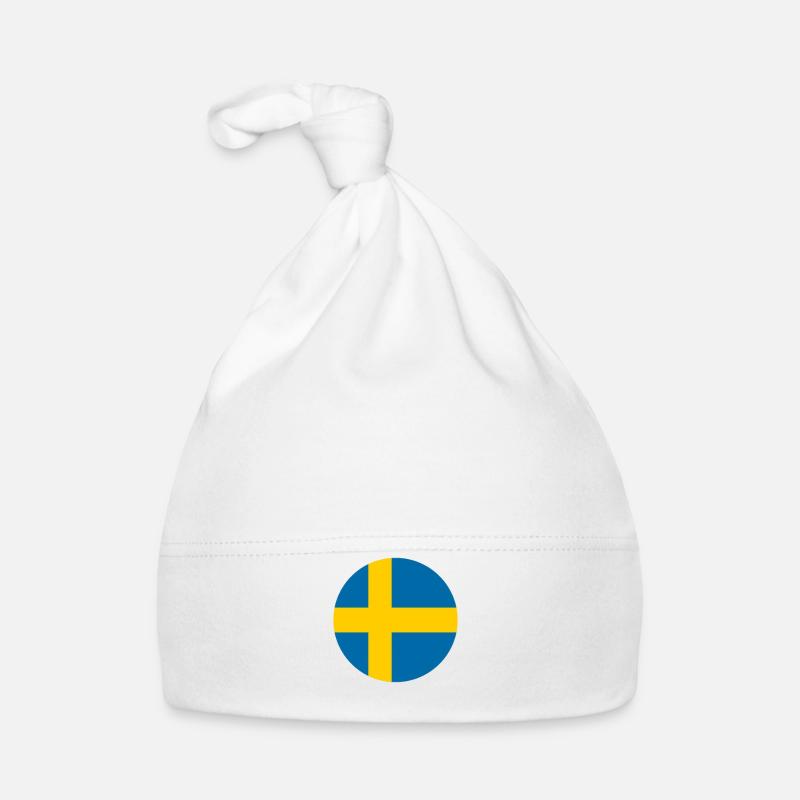 Suède drapeau suédois Drapeau Bonnet bio Bébé