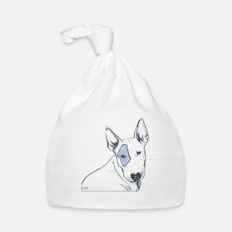 Bullterrier Baby Bio-Mütze