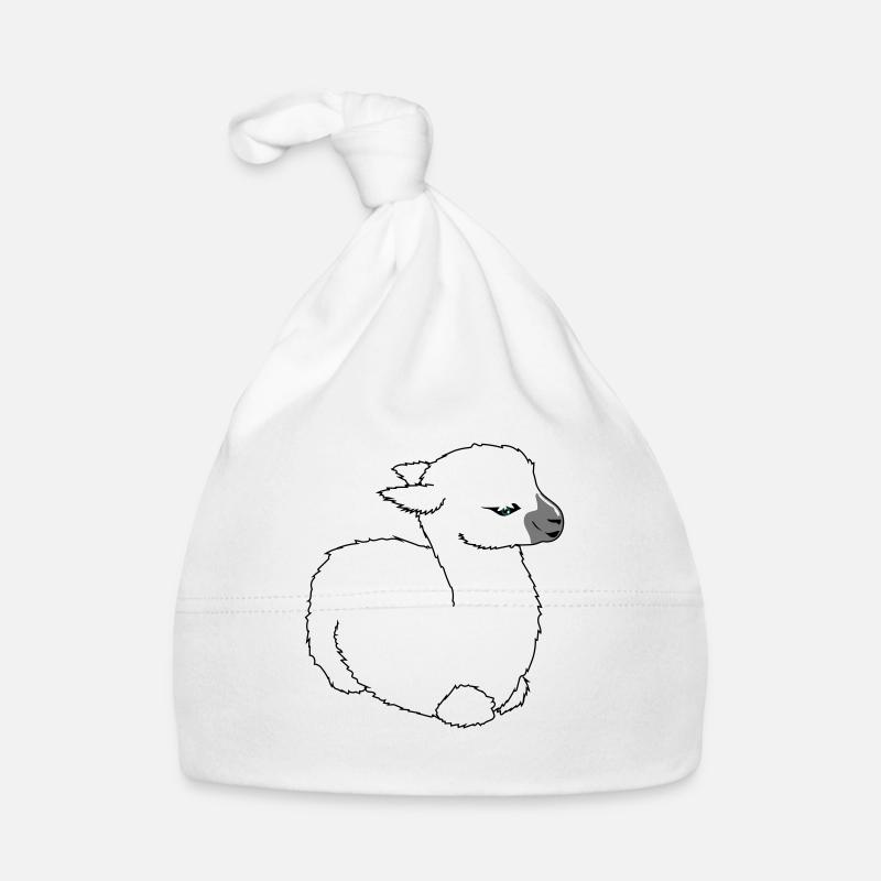 Baby llama Organic Baby Cap