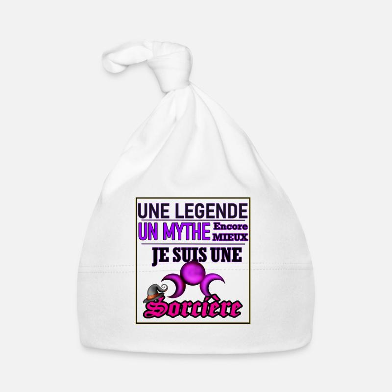 je suis une sorciere Bonnet bio Bébé