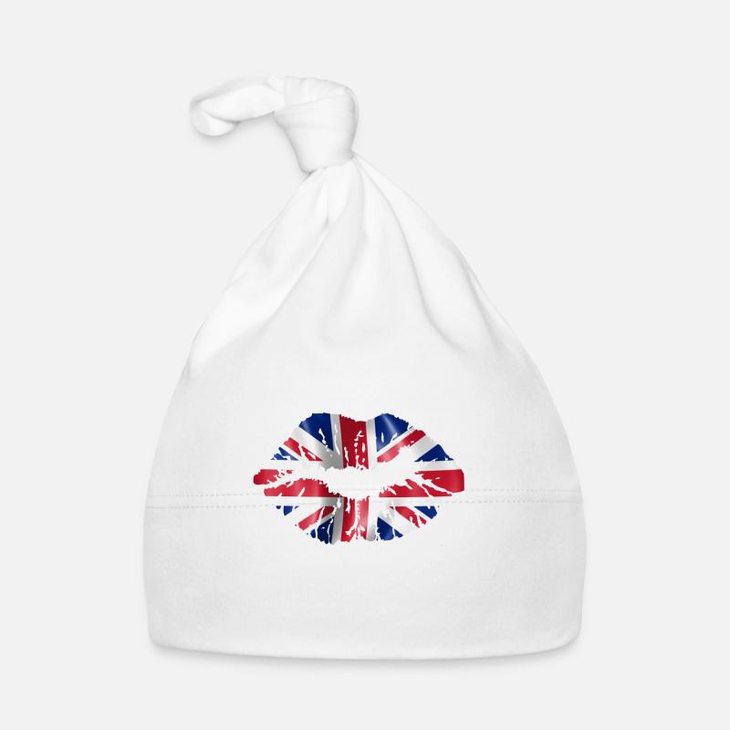 UK Lips Organic Baby Cap
