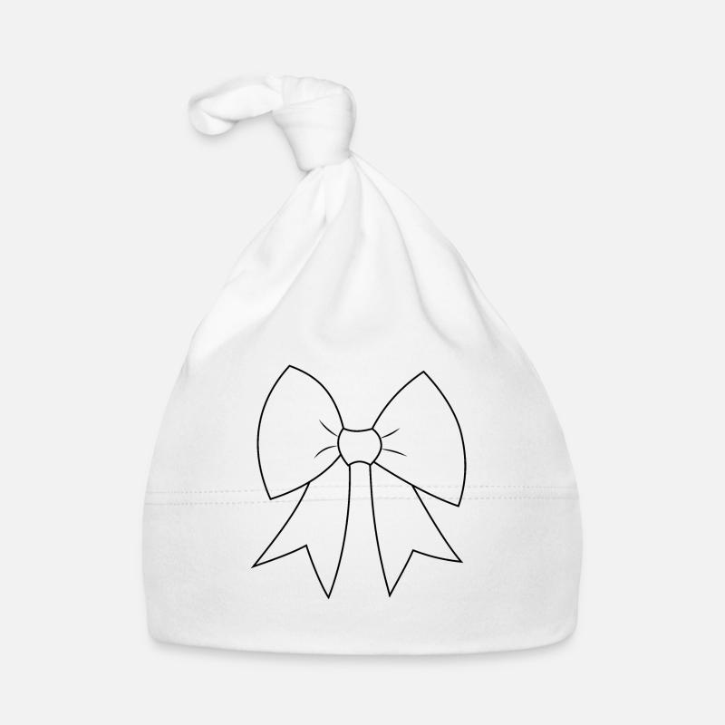 Schleife Baby Bio-Mütze