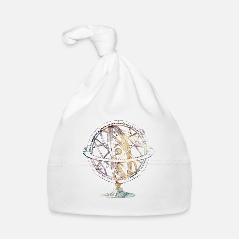 Erdkugel Armillarsphäre Baby Bio-Mütze