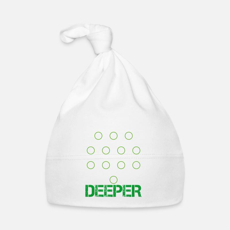 Artificial intelligence think deeper gift Organic Baby Cap