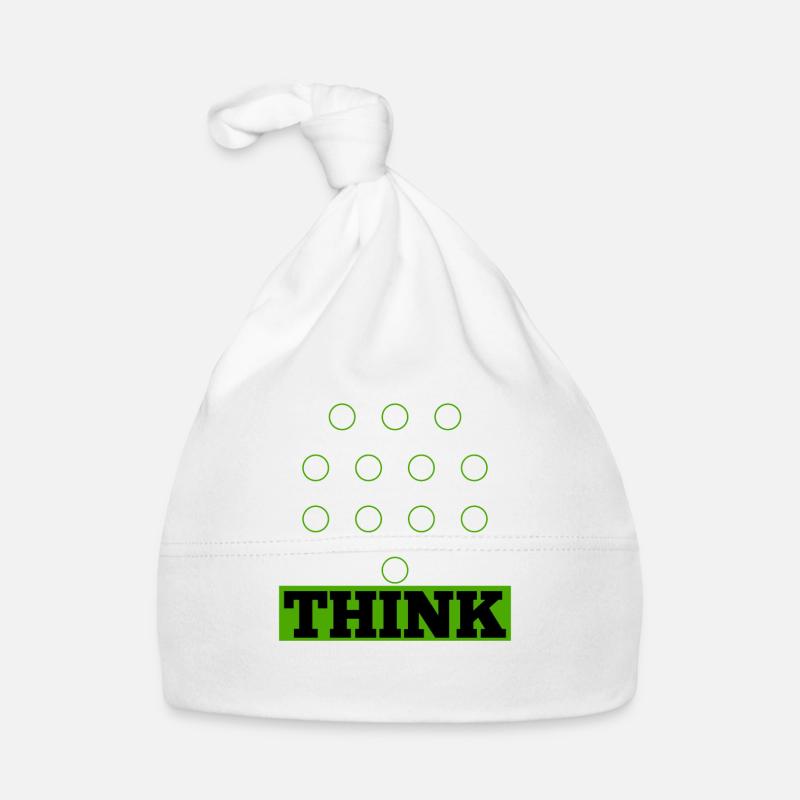 Künstliche Intelligenz think deeper Geschenk Baby Bio-Mütze