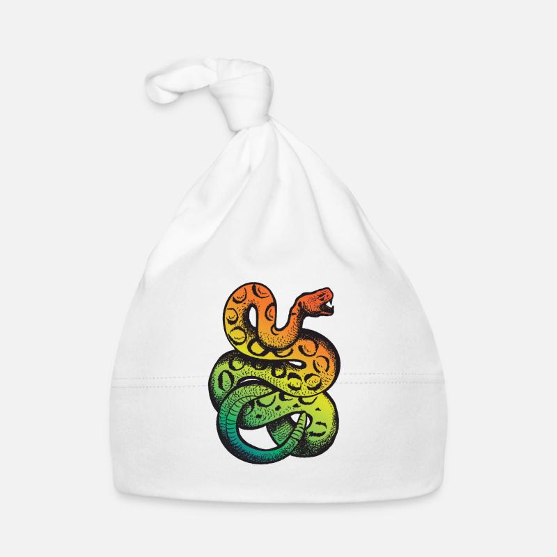 Rainbow rattlesnake Organic Baby Cap