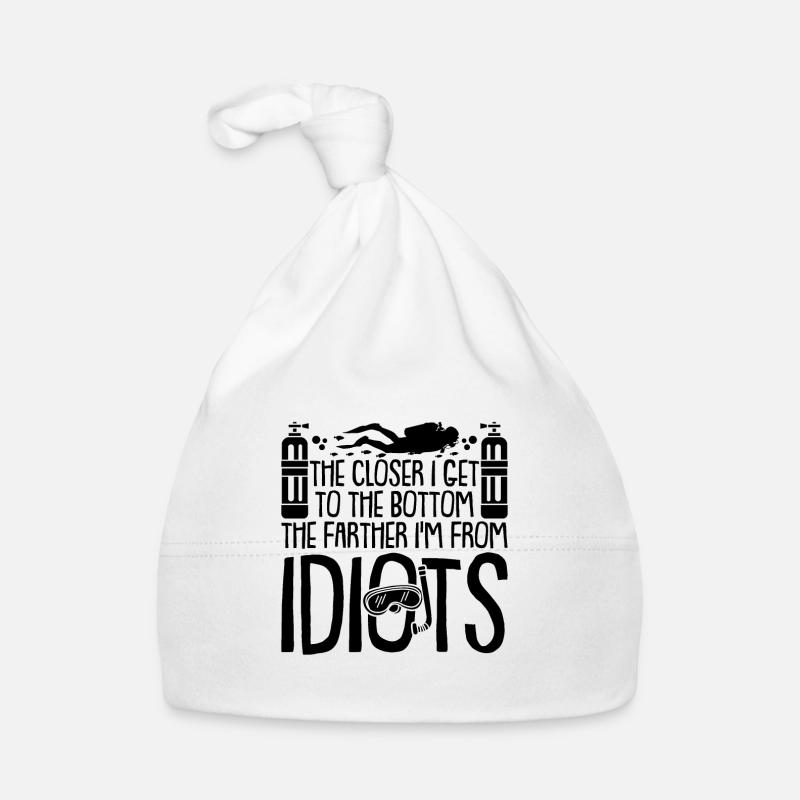 Diving Divers Snorkeling Organic Baby Cap