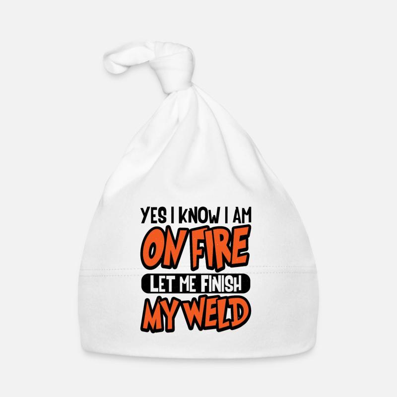 welding metalworkers Organic Baby Cap