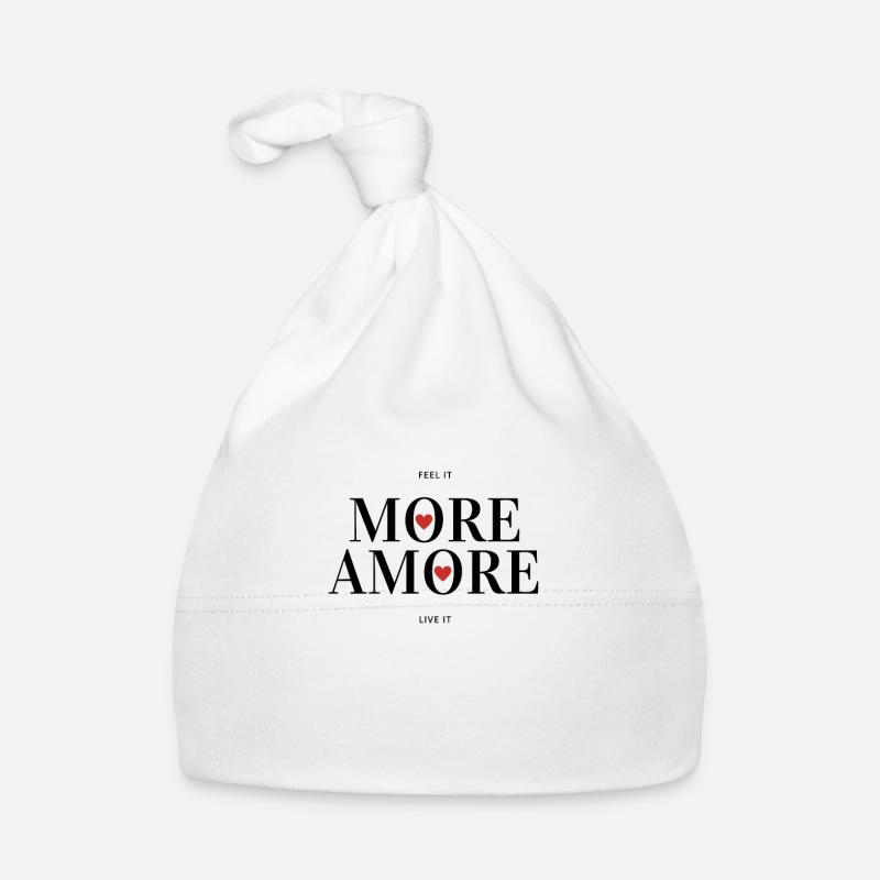 More Amore - More love and less hate Organic Baby Cap