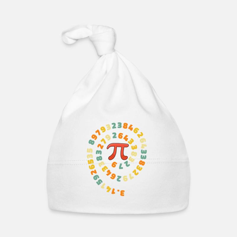 Pi Day Pi Rotation Algebra Geometry Mathematician Organic Baby Cap