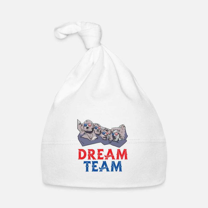 American July 4 Mt. Rushmore Dream Team Organic Baby Cap
