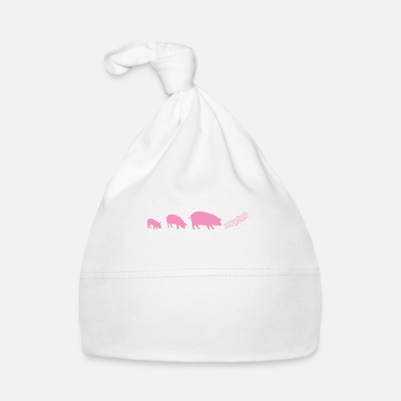 Evolution Von Bacon Breakfast Bacon Lover Meat Baby Bio-Mütze