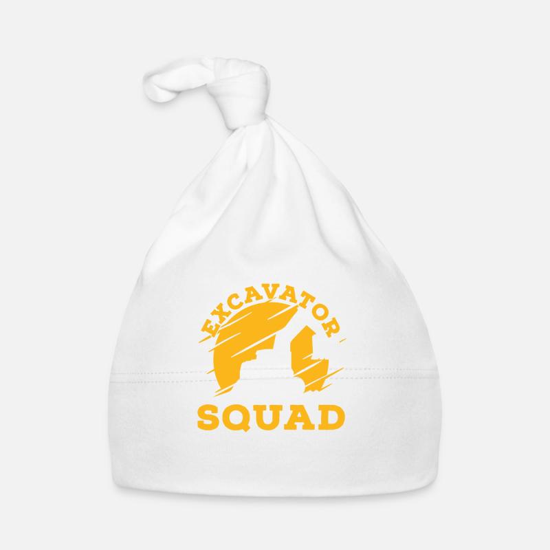 Excavator squad for excavator drivers Organic Baby Cap