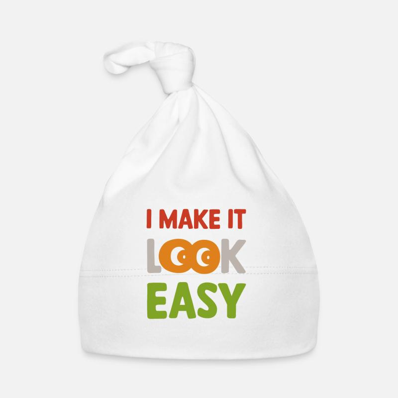 Look Easy - Bonnet bio Bébé - blanc