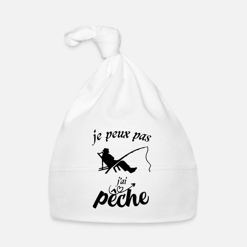 Je peux pas j'ai pêche Bonnet bio Bébé