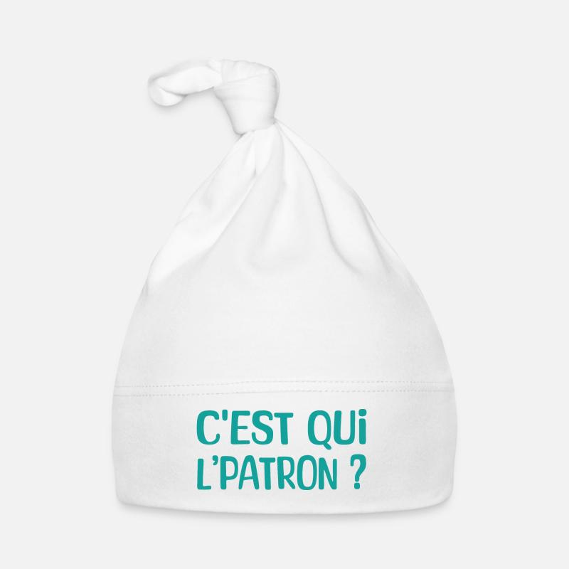 C'est qui l'patron ? Bonnet bio Bébé