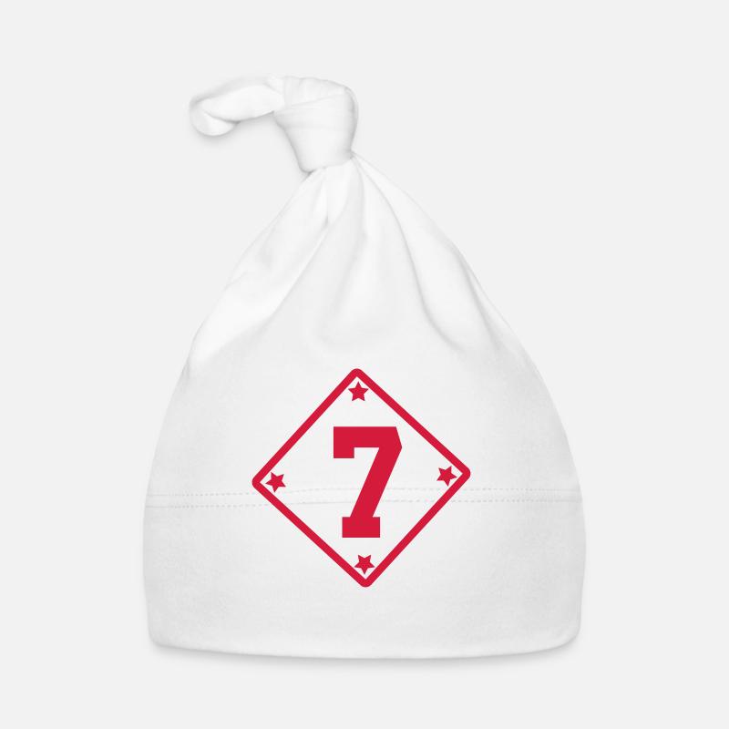 Sieben - Nummer 7 Baby Bio-Mütze