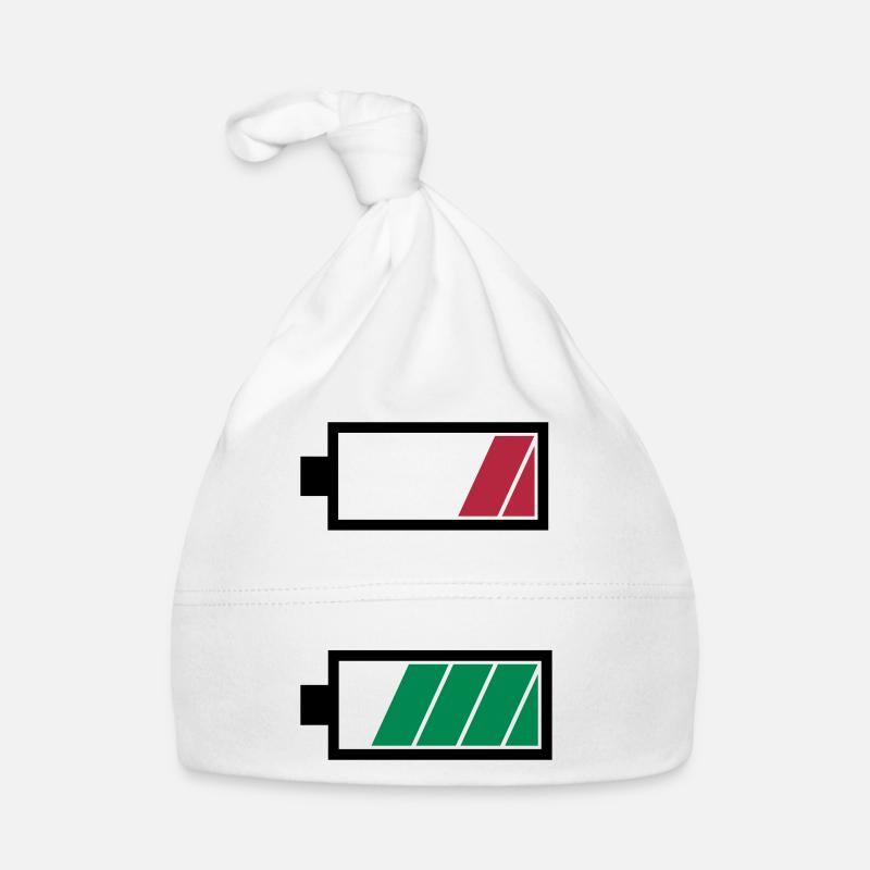 Battery empty Organic Baby Cap