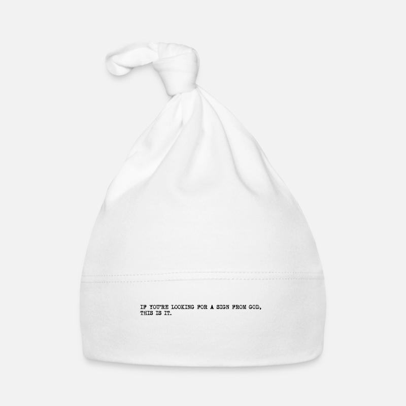 Inscrivez-vous de Dieu Bonnet bio Bébé