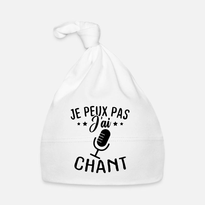 Je peux pas j ai chant Bonnet bio Bébé