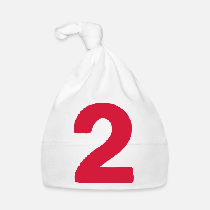 2 - Bonnet bio Bébé - blanc