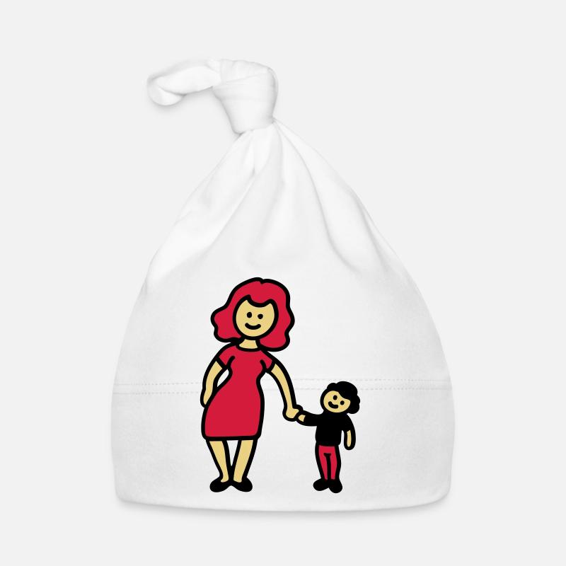 Mutter / Oma + Kind 3 Baby Bio-Mütze
