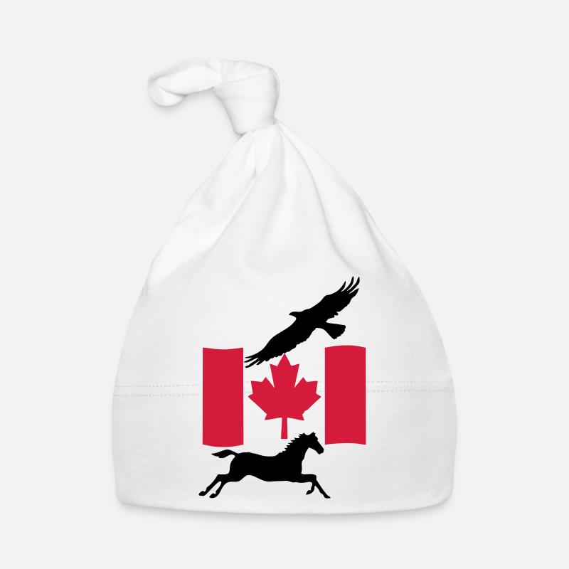 Freedom in Canada Kanada Geschenk Baby Bio-Mütze