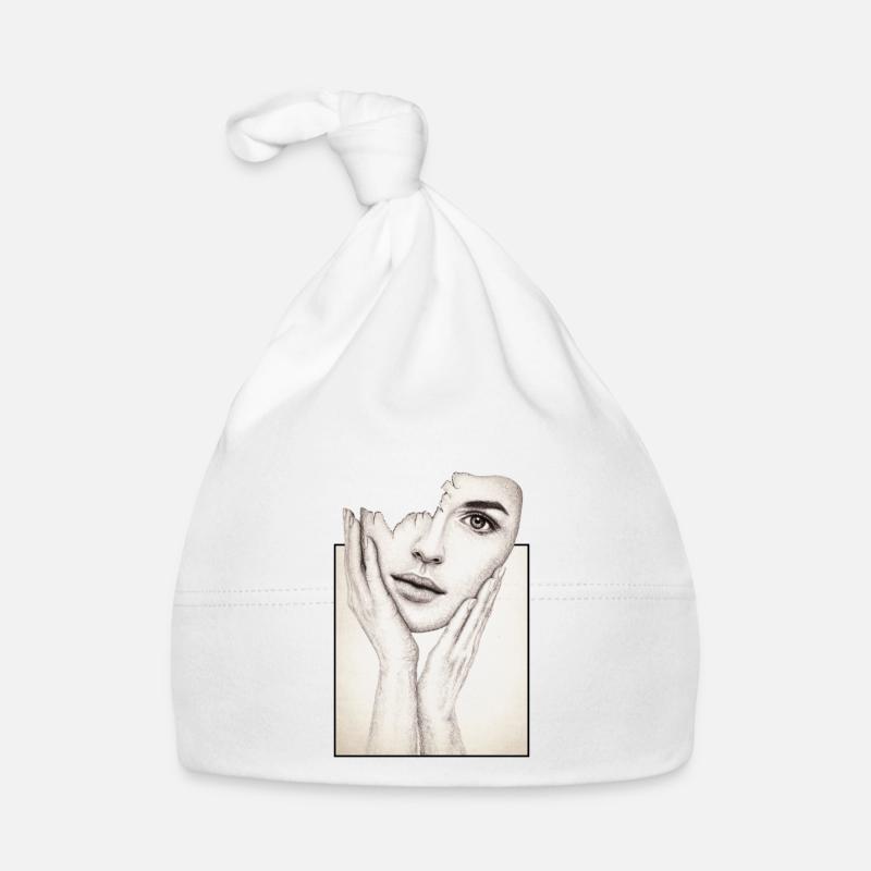 Fille brisée Bonnet bio Bébé