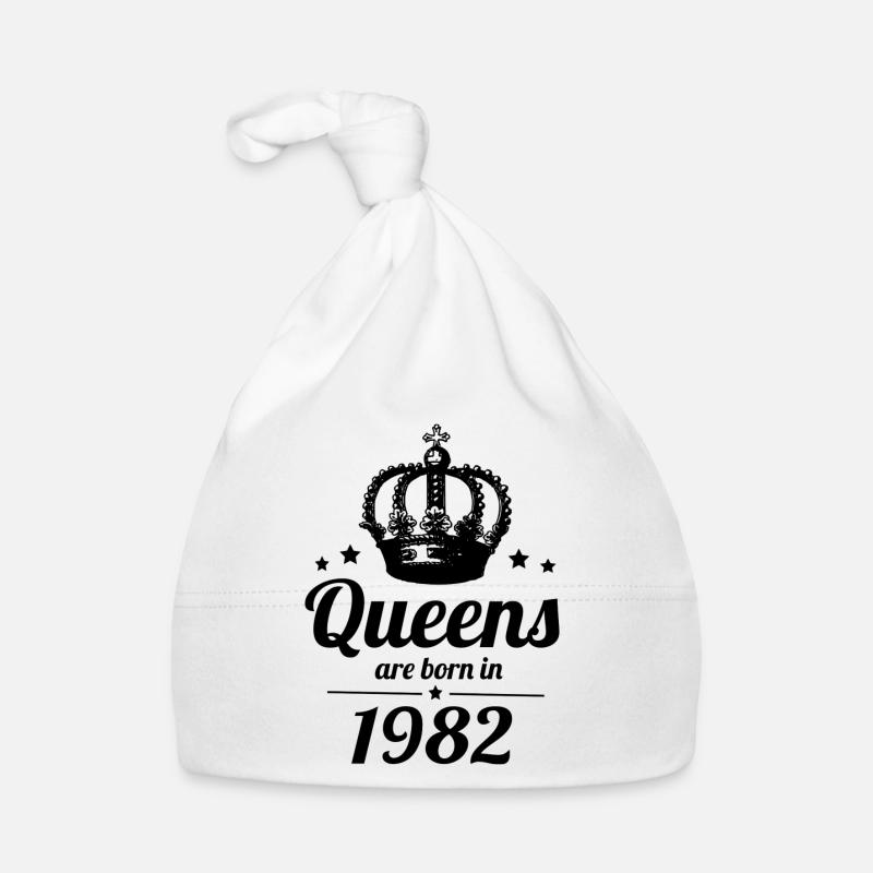Reine 1982 - Bonnet bio Bébé - blanc