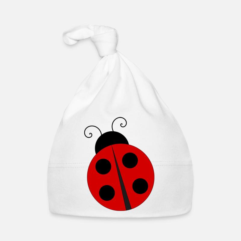 ladybug Organic Baby Cap