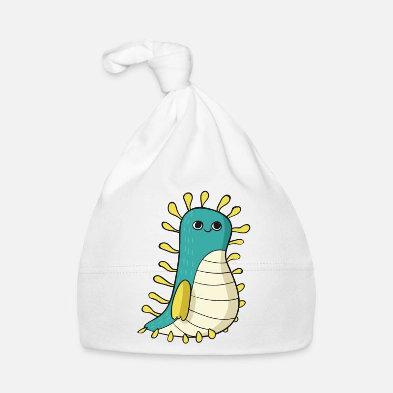 Funny monster gift Halloween Kawaii comic Organic Baby Cap
